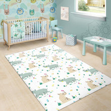 Load image into Gallery viewer, Cute Rhino pattern Area Rug
