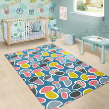 Load image into Gallery viewer, Colorful mushroom design pattern Area Rug
