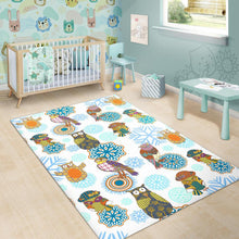 Load image into Gallery viewer, Owl Pattern Area Rug
