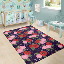 Load image into Gallery viewer, Camellia Pattern Print Design CM02 Area Rugs
