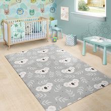 Load image into Gallery viewer, Cute koala leaves pattern Area Rug
