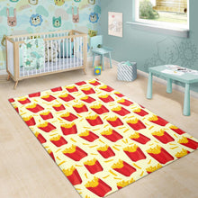 Load image into Gallery viewer, French Fries Pattern Theme Area Rug

