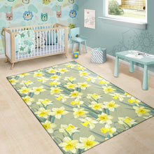 Load image into Gallery viewer, Daffodils Pattern Print Design DF01 Area Rugs
