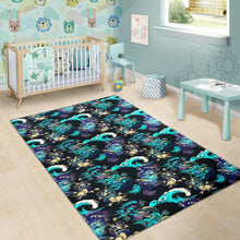 Load image into Gallery viewer, Dragon sea wave pattern Area Rug
