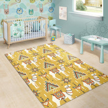 Load image into Gallery viewer, Camels ethnic motif pattern Area Rug

