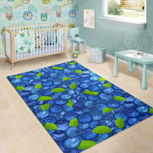 Load image into Gallery viewer, Blueberry Pattern Background Area Rug
