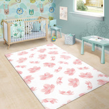 Load image into Gallery viewer, Pink sakura cherry blossom pattern Area Rug
