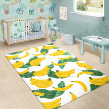 Load image into Gallery viewer, Banana and Leaf Pattern Area Rug

