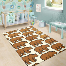 Load image into Gallery viewer, Bear Pattern Print Design BE05 Area Rugs
