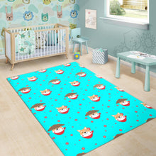 Load image into Gallery viewer, Shiba Inu Japanese Hat Pattern Area Rug
