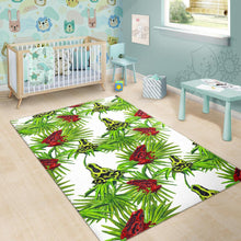 Load image into Gallery viewer, Green Red Frog Pattern Area Rug
