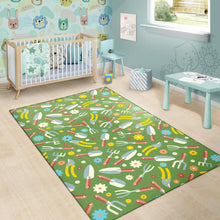 Load image into Gallery viewer, Gardening Pattern Print Design G06 Area Rugs
