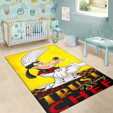 Load image into Gallery viewer, Goofy 'Don'T Trust A Skinny Chef' Area Rug

