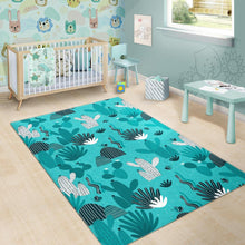 Load image into Gallery viewer, Green Cactus Pattern Area Rug
