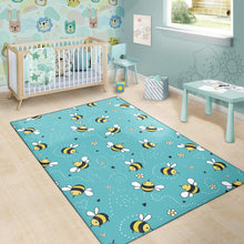 Load image into Gallery viewer, Bee Pattern Print Design BEE02 Area Rugs
