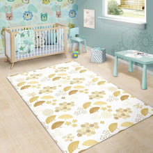 Load image into Gallery viewer, Gold Fan Japanese Pattern Area Rug
