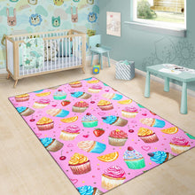 Load image into Gallery viewer, Cupcake Pattern Print Design CP05 Area Rugs
