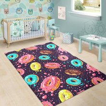 Load image into Gallery viewer, Colorful donut glaze pattern Area Rug
