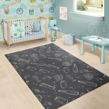 Load image into Gallery viewer, Beer hand drawn pattern Area Rug
