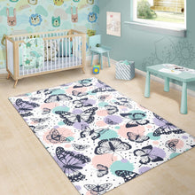 Load image into Gallery viewer, Butterfly pattern Area Rug

