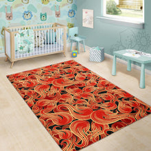 Load image into Gallery viewer, Fire flame pattern Area Rug

