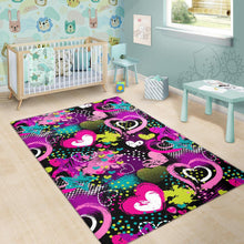 Load image into Gallery viewer, heart dot wave star creative design pattern Area Rug
