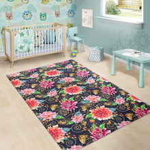 Load image into Gallery viewer, Dahlia Pattern Print Design DH02 Area Rugs
