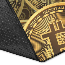 Load image into Gallery viewer, Bitcoin Pattern Print Design DO01 Area Rugs
