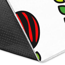 Load image into Gallery viewer, colorful apples leave zebra stripe Area Rug
