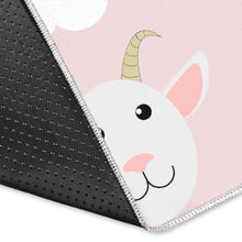 Load image into Gallery viewer, Goat Could Pink Pattern Area Rug
