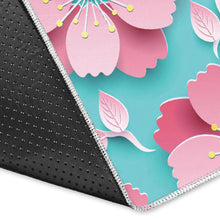 Load image into Gallery viewer, 3D sakura cherry blossom pattern Area Rug
