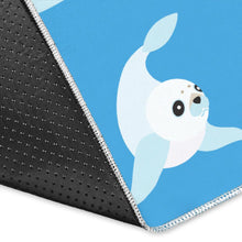Load image into Gallery viewer, Cute sea lion seal pattern background Area Rug

