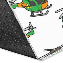 Load image into Gallery viewer, Green Amy Helicopter Pattern Area Rug
