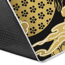 Load image into Gallery viewer, Gold Could Crane Japanese Pattern Area Rug
