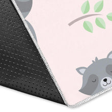 Load image into Gallery viewer, cute raccoons leaves pattern Area Rug
