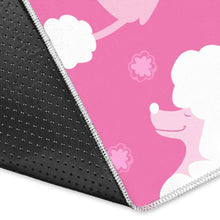 Load image into Gallery viewer, Poodle Pink Theme Pattern Area Rug
