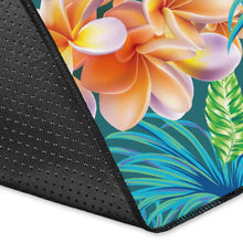 Load image into Gallery viewer, Plumeria Tropical Flower Design Print Area Rugs
