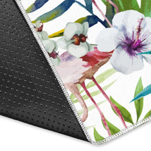 Load image into Gallery viewer, Flamingo Flower Leaves Pattern Area Rug
