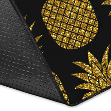Load image into Gallery viewer, Gold Pineapple Pattern Print Design PP011 Area Rugs
