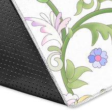 Load image into Gallery viewer, Beautiful pink lotus waterlily leaves pattern Area Rug

