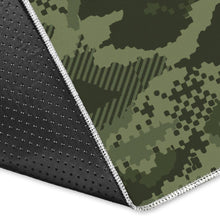 Load image into Gallery viewer, Digital Green camo camouflage pattern Area Rug
