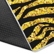 Load image into Gallery viewer, Gold Bengal Tiger Pattern Area Rug
