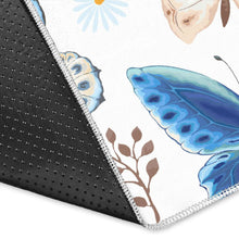 Load image into Gallery viewer, blue butterfly pattern Area Rug
