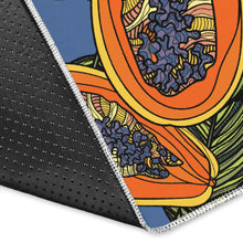 Load image into Gallery viewer, Colorful papaya tropical leaves Area Rug
