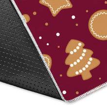 Load image into Gallery viewer, Christmas Ginger Cookie Pattern Background Area Rug
