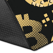Load image into Gallery viewer, Bitcoin Pattern Print Design DO06 Area Rugs
