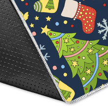 Load image into Gallery viewer, Christmas Tree Snowflake Pattern Area Rug
