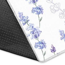 Load image into Gallery viewer, Hand painting Watercolor Lavender Area Rug
