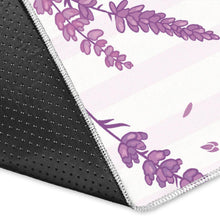 Load image into Gallery viewer, Lavender Pattern Stripe Background Area Rug
