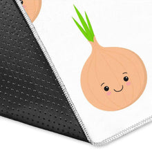 Load image into Gallery viewer, cute onions smiling faces Area Rug

